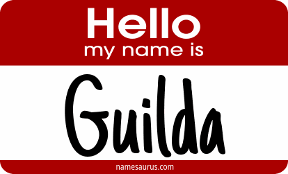 Hello my name is Guilda png download