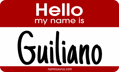Hello my name is Guiliano png download