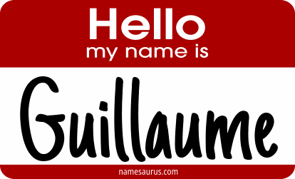 Hello my name is Guillaume png download