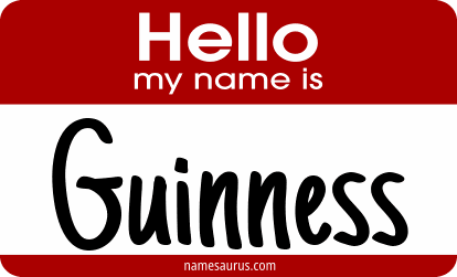 Hello my name is Guinness png download
