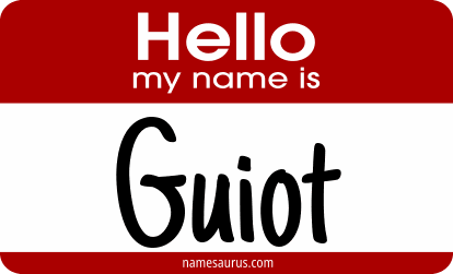 Hello my name is Guiot png download