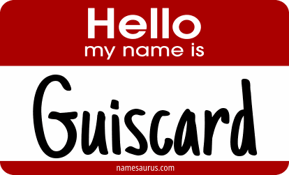 Hello my name is Guiscard png download