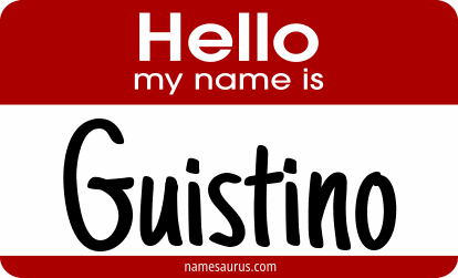 Hello my name is Guistino png download