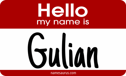 Hello my name is Gulian png download