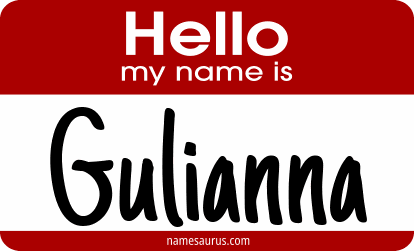 Hello my name is Gulianna png download