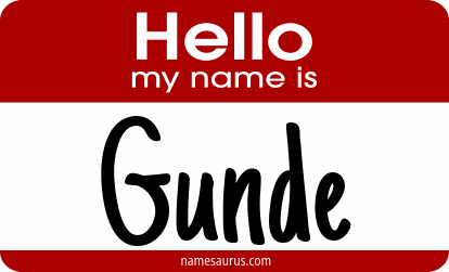 Hello my name is Gunde png download