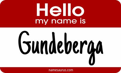 Hello my name is Gundeberga png download