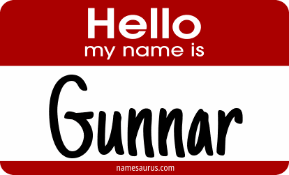 Hello my name is Gunnar png download