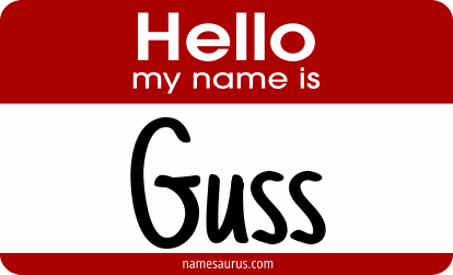 Hello my name is Guss png download