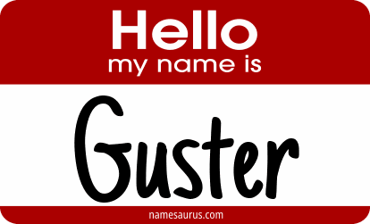 Hello my name is Guster png download