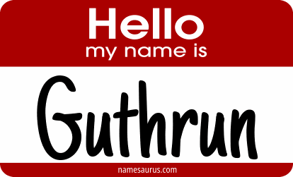 Hello my name is Guthrun png download