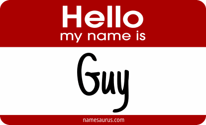 Hello my name is Guy png download