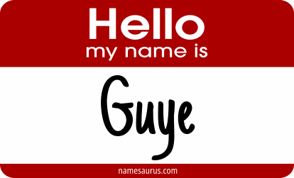 Hello my name is Guye png download