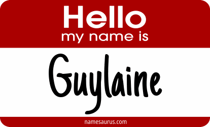 Hello my name is Guylaine png download
