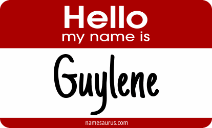 Hello my name is Guylene png download