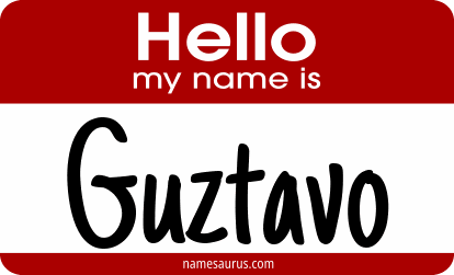 Hello my name is Guztavo png download