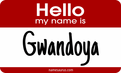 Hello my name is Gwandoya png download