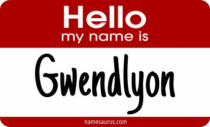 Hello my name is Gwendlyon png download