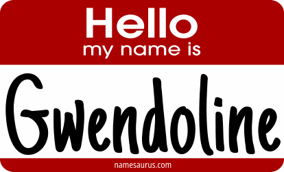 Hello my name is Gwendoline png download