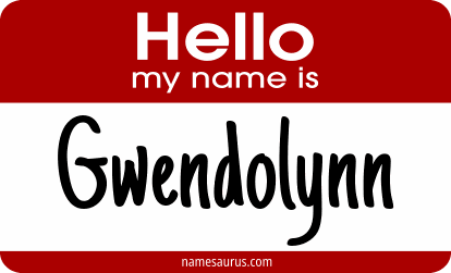 Hello my name is Gwendolynn png download
