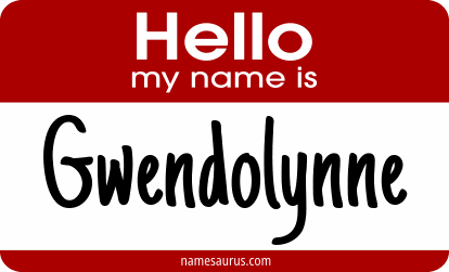 Hello my name is Gwendolynne png download