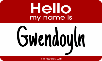 Hello my name is Gwendoyln png download