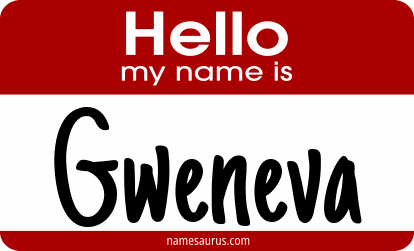 Hello my name is Gweneva png download