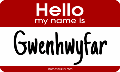 Hello my name is Gwenhwyfar png download