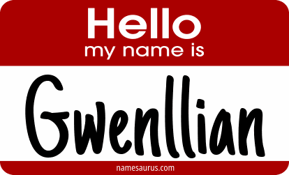 Hello my name is Gwenllian png download