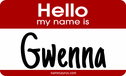 Hello my name is Gwenna png download