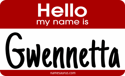 Hello my name is Gwennetta png download