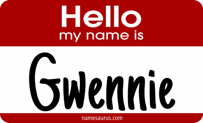 Hello my name is Gwennie png download