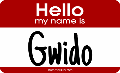 Hello my name is Gwido png download