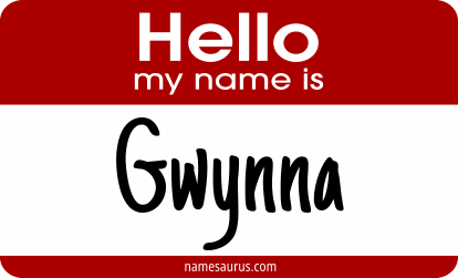 Hello my name is Gwynna png download