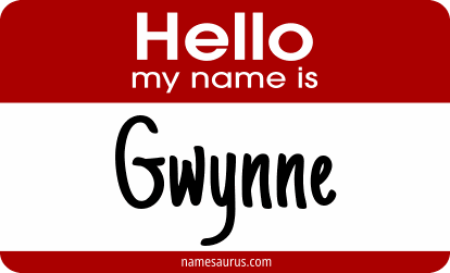 Hello my name is Gwynne png download