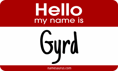 Hello my name is Gyrd png download