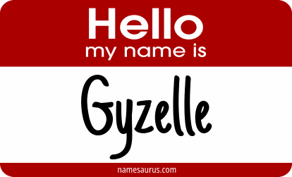 Hello my name is Gyzelle png download