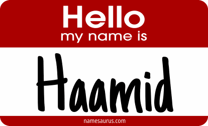 Hello my name is Haamid png download