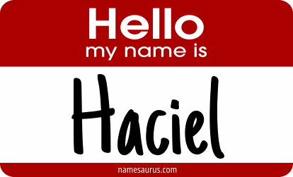 Hello my name is Haciel png download