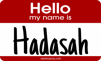 Hello my name is Hadasah png download
