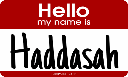 Hello my name is Haddasah png download