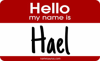 Hello my name is Hael png download