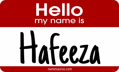 Hello my name is Hafeeza png download