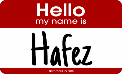 Hello my name is Hafez png download
