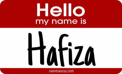Hello my name is Hafiza png download