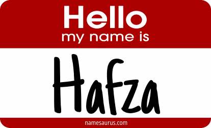 Hello my name is Hafza png download