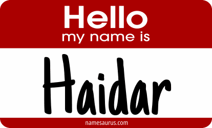 Hello my name is Haidar png download