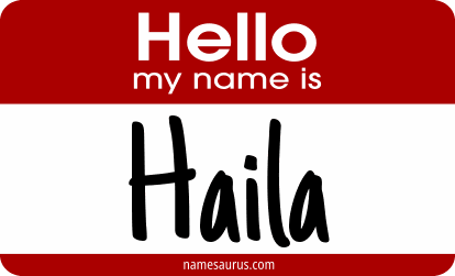 Hello my name is Haila png download