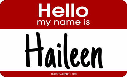 Hello my name is Haileen png download
