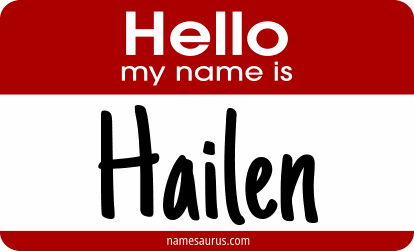 Hello my name is Hailen png download
